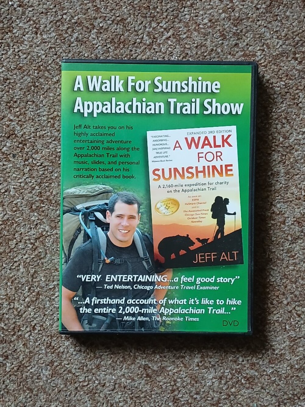 A Walk for Sunshine Appalachian Trail Show  DVD